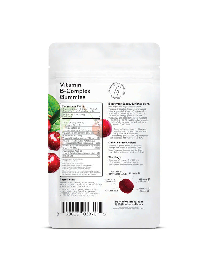 Vitamin B-Complex Gummies - Back