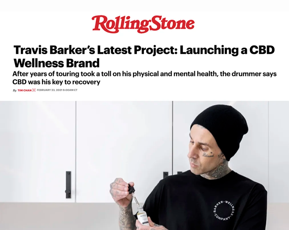 Travis Barker Talks Turning to CBD to Help With Pain Relief and Recovery