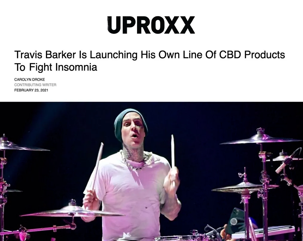 Travis Barker Is Launching His Own Line Of CBD Products To Fight Insomnia
