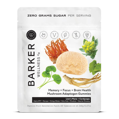 Mushroom Adaptogen Gummies - Focus/Brain Health
