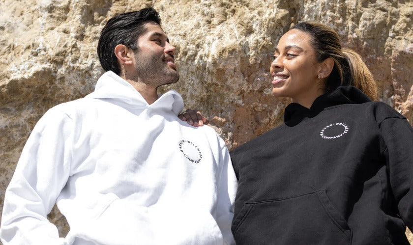 Couple smiling to each other